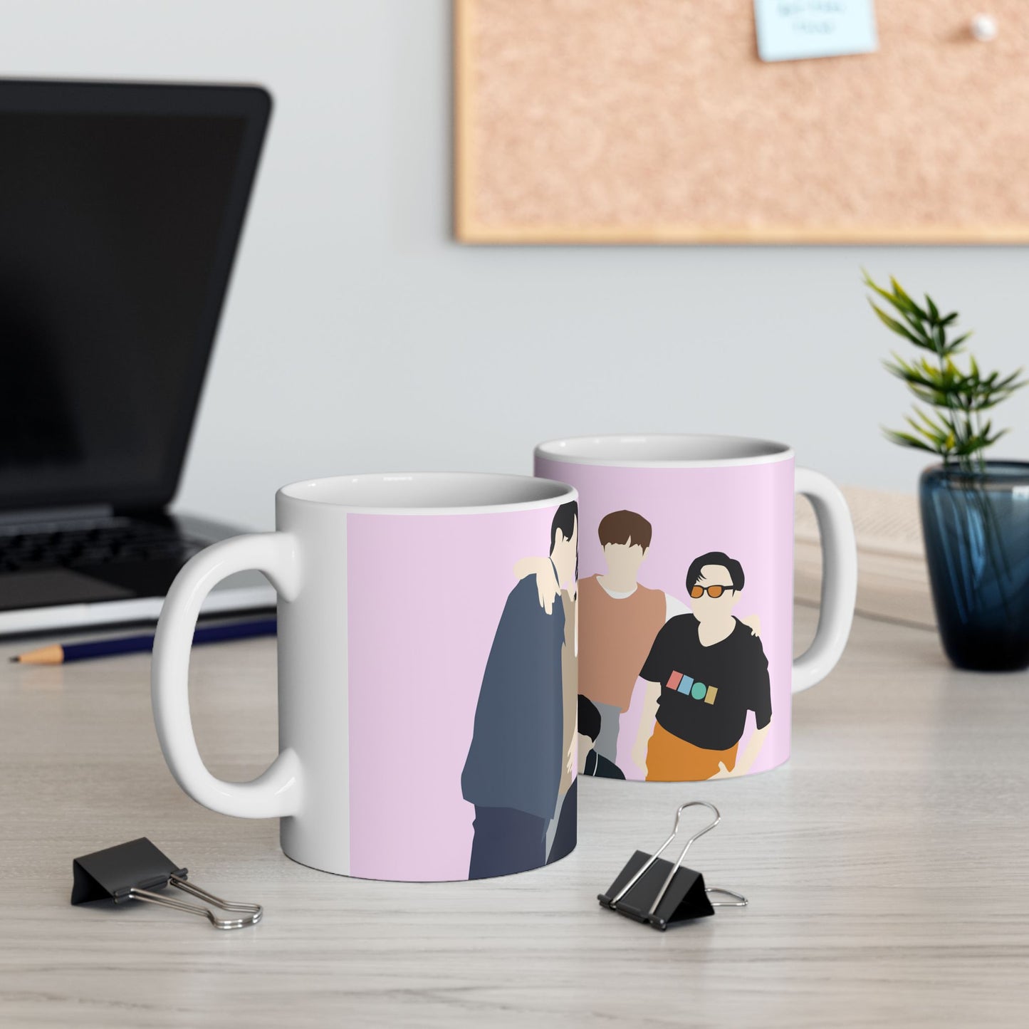 K-Pop Group Photo Ceramic Mug (11oz/15oz) — "We Missed You!" Fan Gift