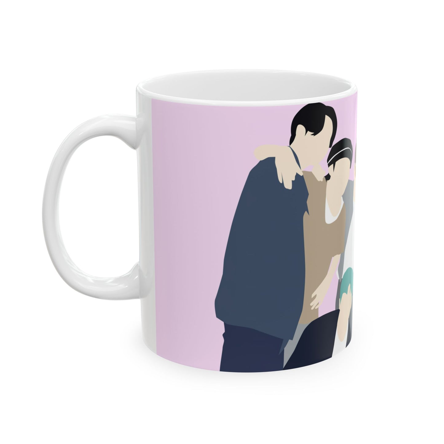 K-Pop Group Photo Ceramic Mug (11oz/15oz) — "We Missed You!" Fan Gift