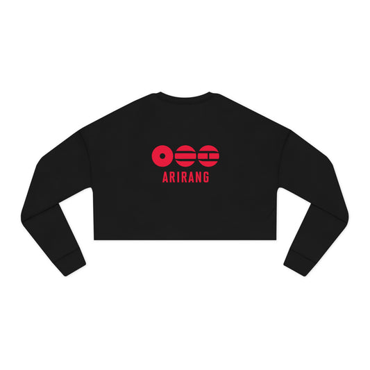 Arirang K-Pop Group Cropped Sweatshirt — Women's Fan Pullover
