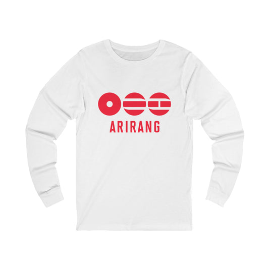 Arirang Graphic Long Sleeve Tee — Korean Folk Song Music Shirt
