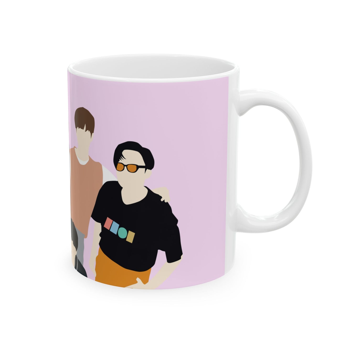 K-Pop Group Photo Ceramic Mug (11oz/15oz) — "We Missed You!" Fan Gift