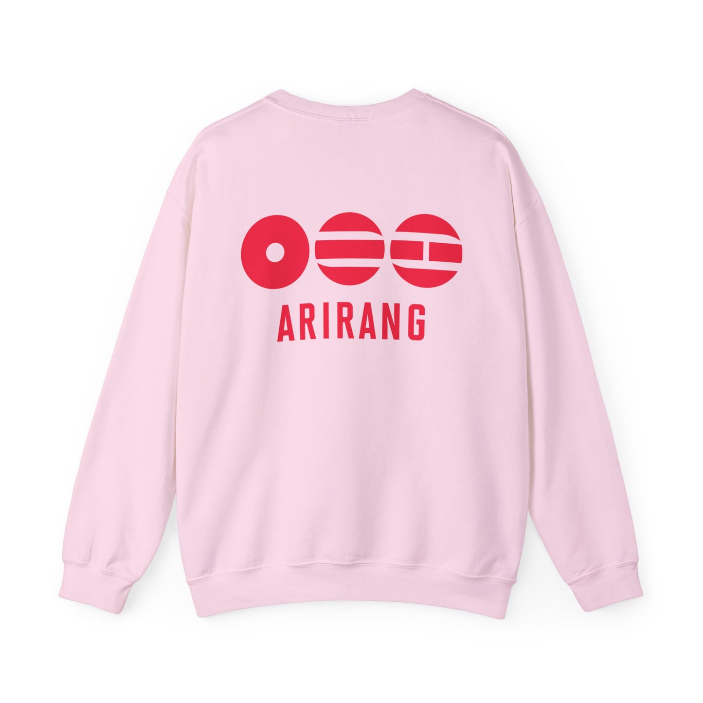 K-Pop Group 'BTS Is Back' Pink Crewneck Sweatshirt