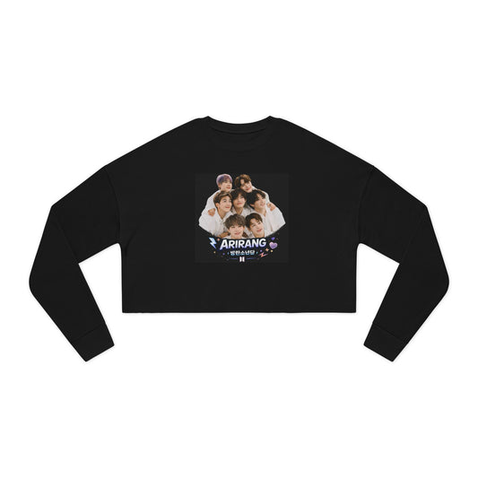 Arirang K-Pop Group Cropped Sweatshirt — Women's Fan Pullover