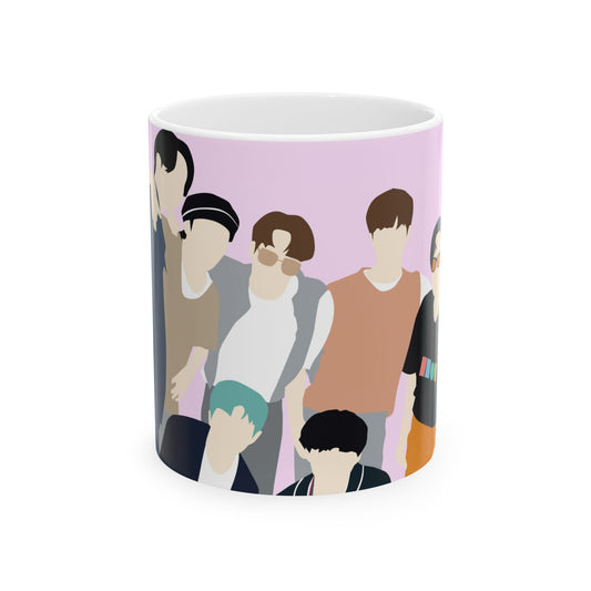 K-Pop Group Photo Ceramic Mug (11oz/15oz) — "We Missed You!" Fan Gift
